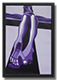 Painting - Purple Christ