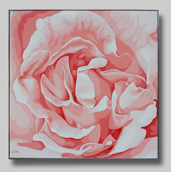 Painting - Red Rose of Thanksgiving