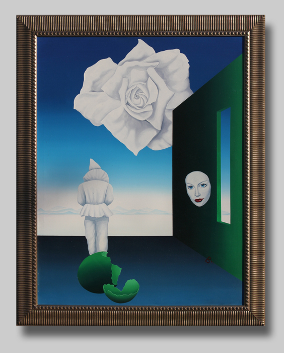 Roses in Paintings: Rosa Zingara