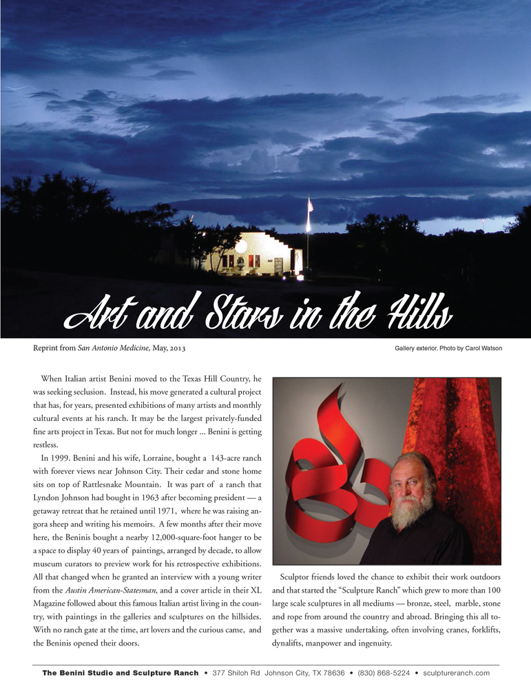 Art and Stars in the Hills